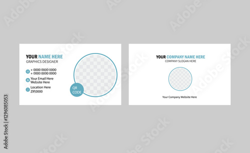 Modern Business Card Available Color and white baground image,qr code,name,contact,
Business card design template, Clean professional business card template, visiting card, business card template.
