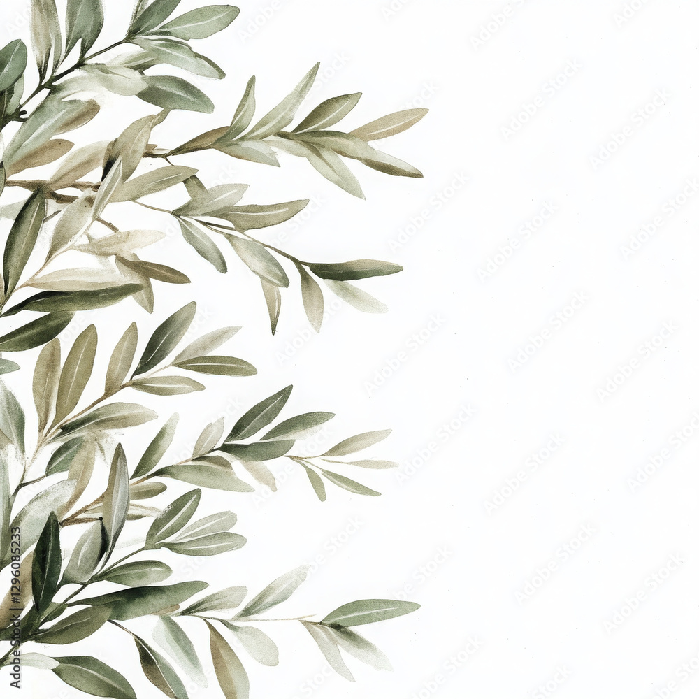 Fototapeta premium Realistic boho style illustration feels calm and natural