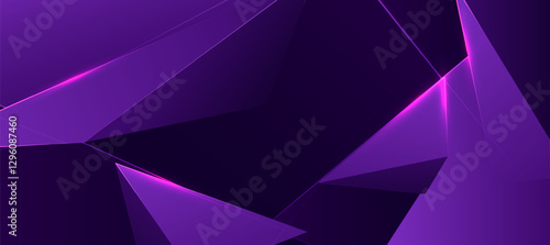 Modern abstract background, Elegant diagonal lines striped purple background, Digital polygon background vector for presentation business banner or web background EPS 10