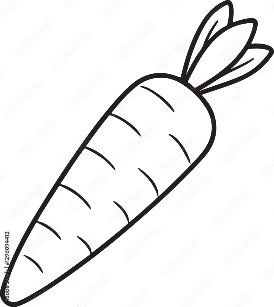 carrot line art, black outline, vector and illustration, line art and outline carrot line art, black outline, vector and illustration, line art and outline