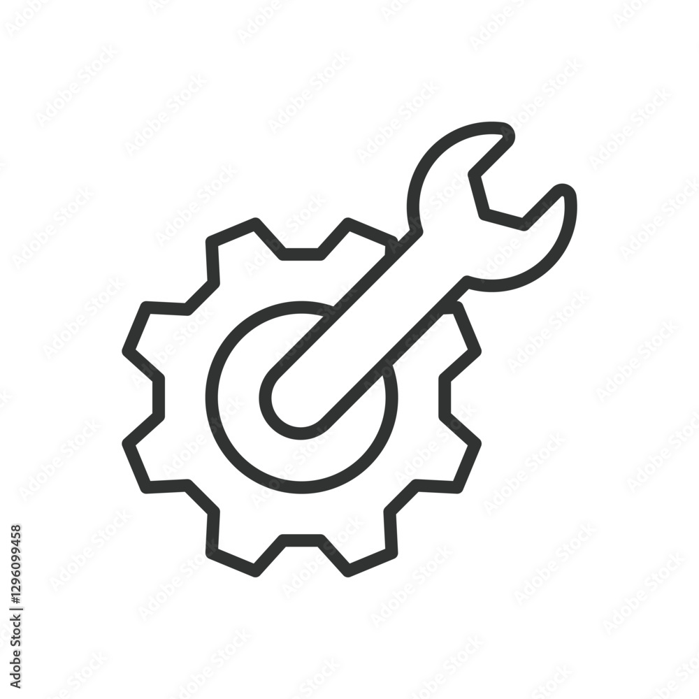 Maintenance, icon in line design. Maintenance, repair, service, tools, upkeep, fix, support on white background vector. Maintenance editable stroke icon Maintenance, icon in line design. Maintenance, repair, service, tools, upkeep, fix, support on white background vector. Maintenance editable stroke icon