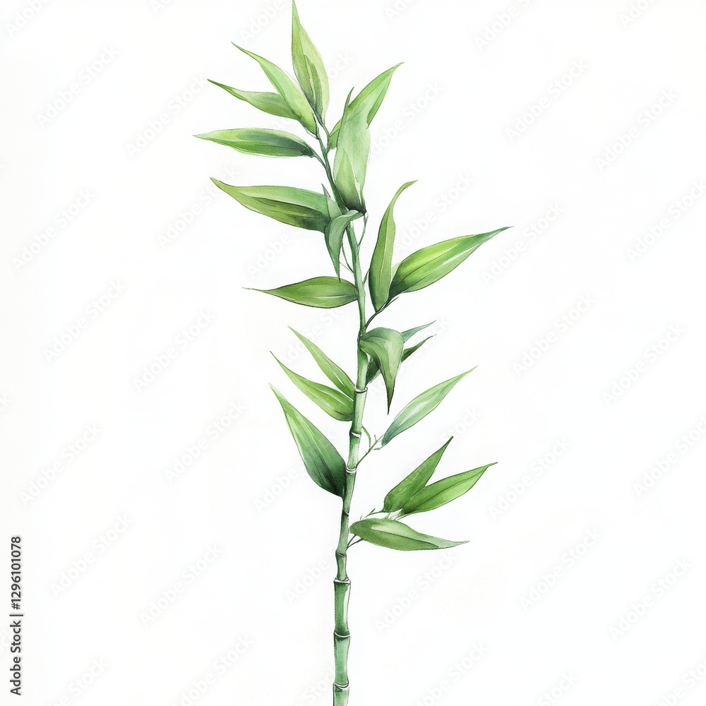 Obraz premium Illustration painted in realistic boho style brings nature calm feeling