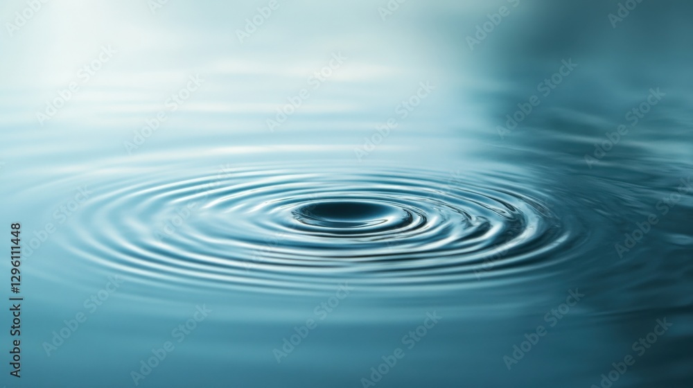 Tranquil Ripples of Water Reflecting Soft Pastel Light at Dawn. Generative AI Tranquil Ripples of Water Reflecting Soft Pastel Light at Dawn. Generative AI