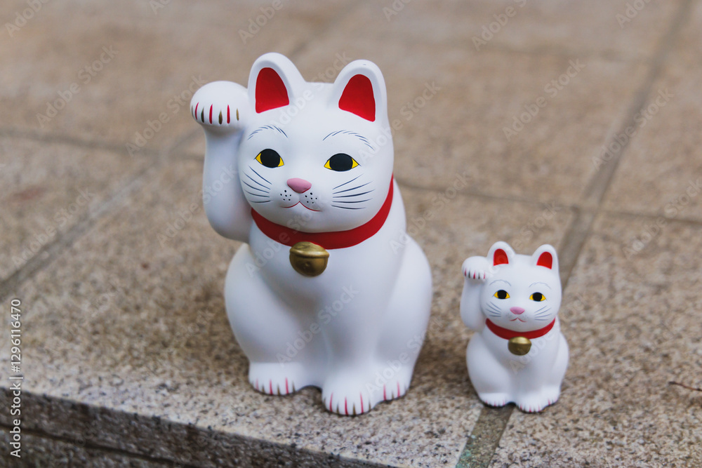 Gotokuji Temple in fall sunny day, Daikeizan Gotoku-ji in Setagaya ward, Tokyo, Japan, buddhist temple, Maneki-neko temple, with beckoning cat figurine toys, temple with japanese fortune lucky cats Gotokuji Temple in fall sunny day, Daikeizan Gotoku-ji in Setagaya ward, Tokyo, Japan, buddhist temple, Maneki-neko temple, with beckoning cat figurine toys, temple with japanese fortune lucky cats