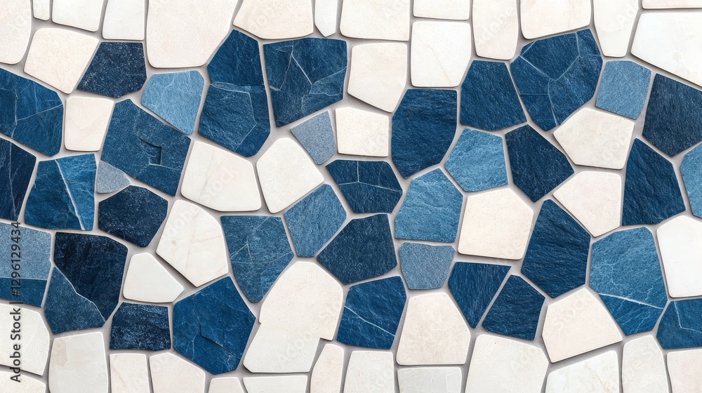 Interior decorative design modern mosaic tile artwork display close-up view Interior decorative design modern mosaic tile artwork display close-up view