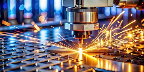 CNC Laser Cutting Machine Precision Metal Sheet Fabrication Industrial Technology