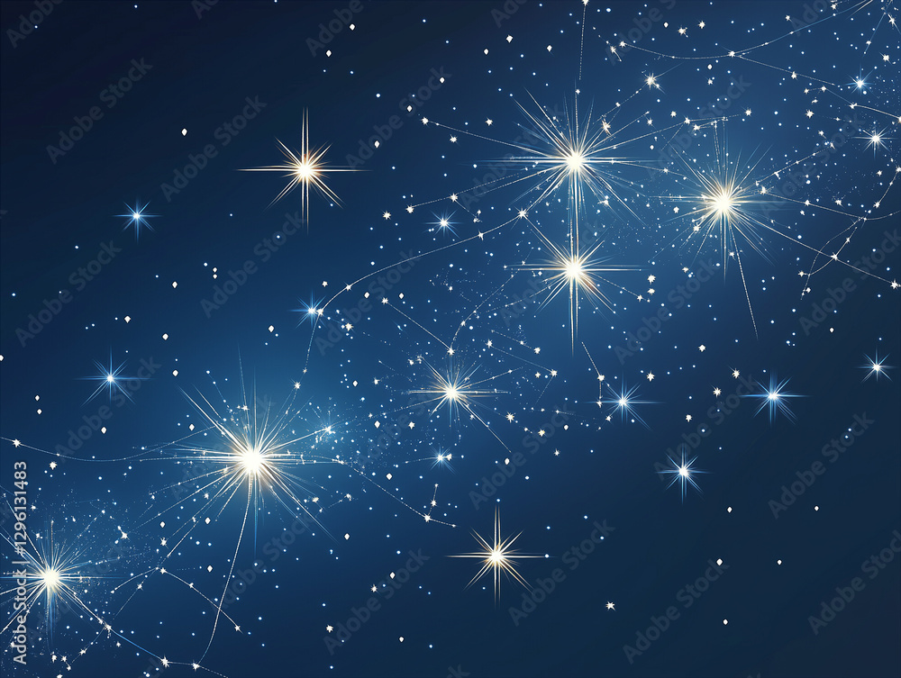Cartoonish star-filled background Cartoonish star-filled background