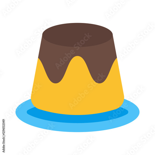 Pudding flat icon