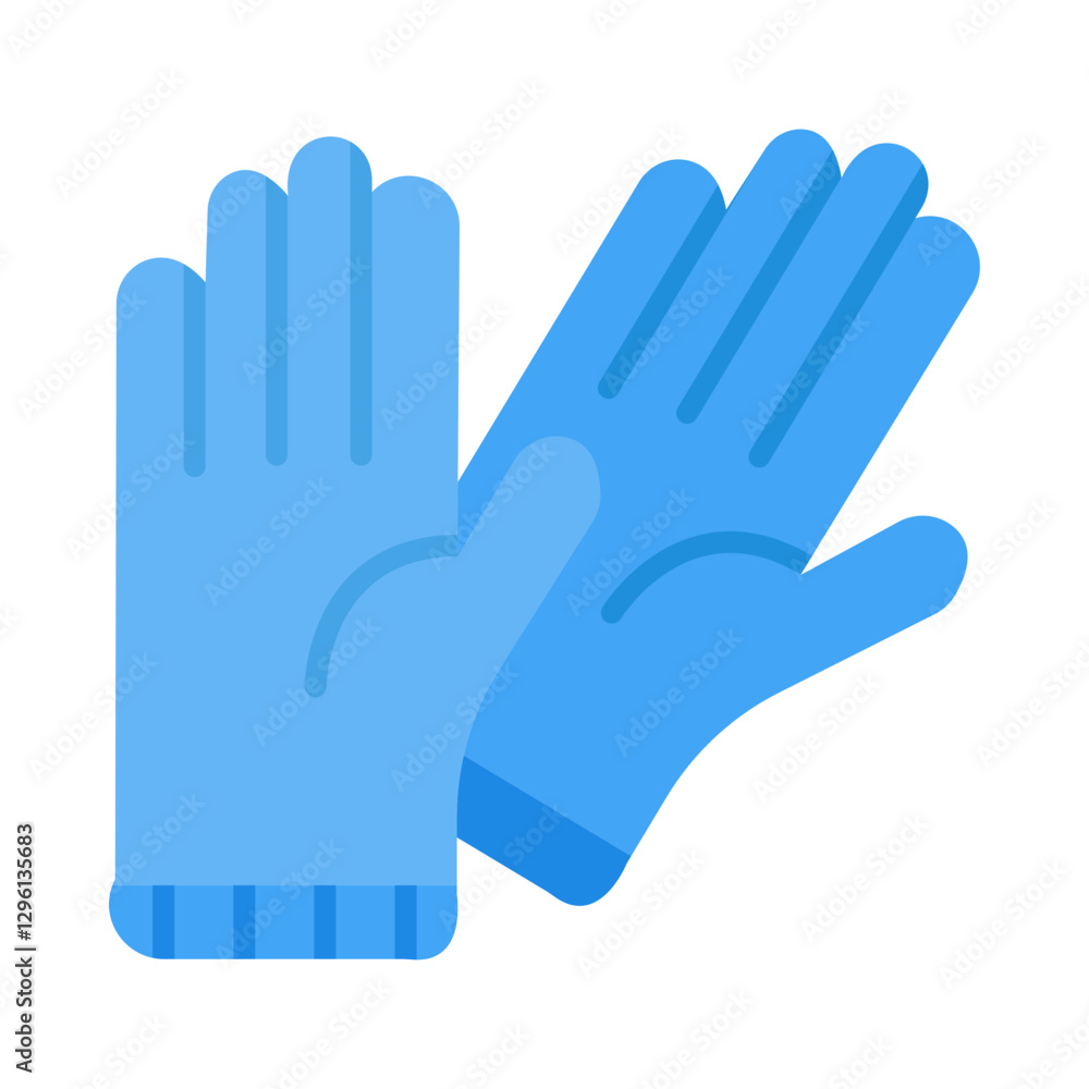 gloves flat icon gloves flat icon