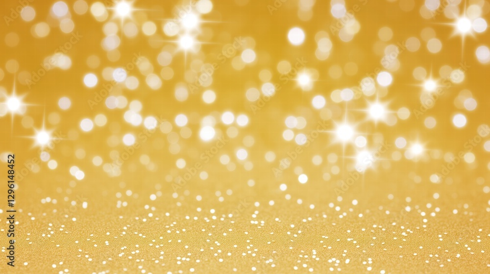 Abstract golden background with bokeh effect and shining defocused glitters. Festive gold texture for Christmas, New Year, birthday, celebration, greeting, victory, success, magic party. Abstract golden background with bokeh effect and shining defocused glitters. Festive gold texture for Christmas, New Year, birthday, celebration, greeting, victory, success, magic party.