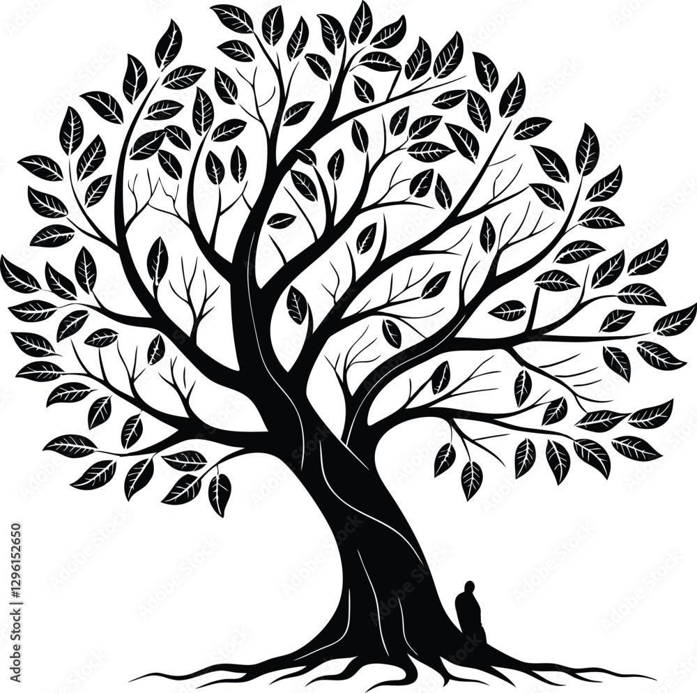 Obraz premium Branching Out: Modern Tree Logo Inspirations