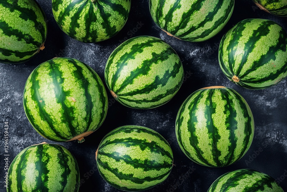 watermelons on market, generated AI watermelons on market, generated AI