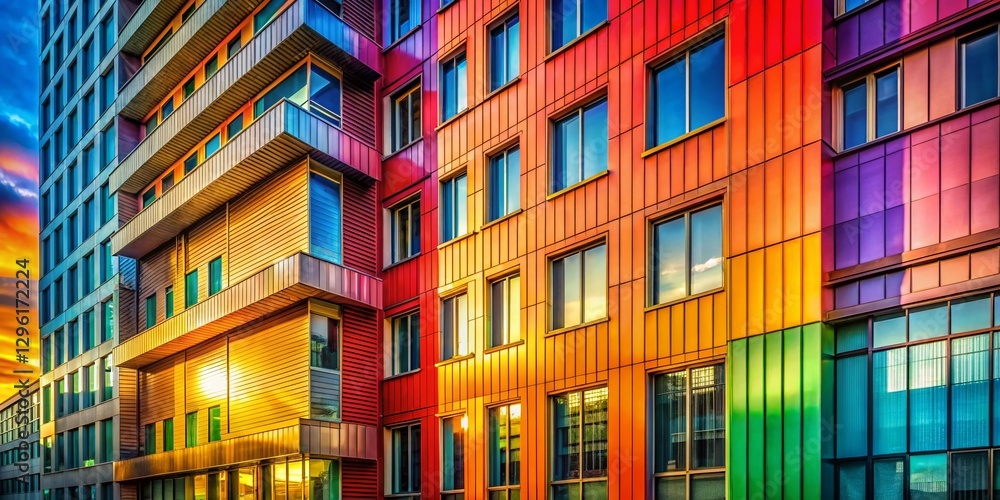Chromatic Architectural Delight: Warm to Cool Hues in Modern Design Chromatic Architectural Delight: Warm to Cool Hues in Modern Design