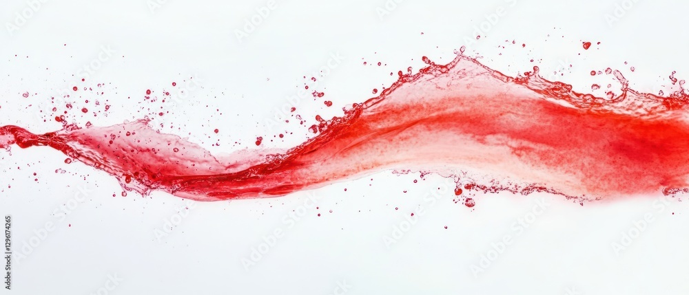 Red liquid splash isolated on white background. Red liquid splash isolated on white background.