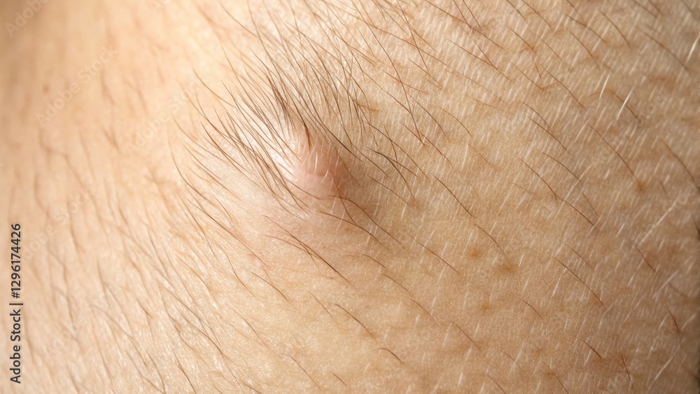Fototapeta premium Close-up Architectural Photography of Isolated Stretch Marks on Armpit Skin