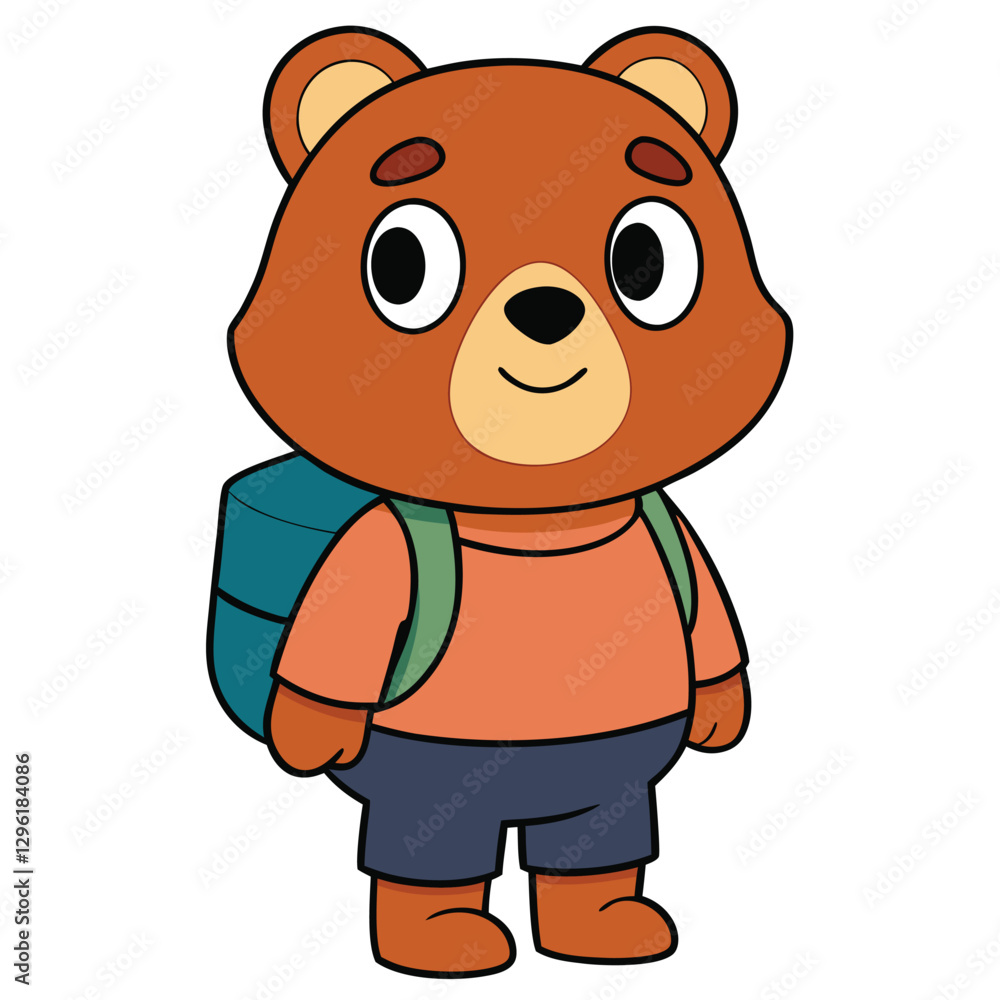 Fototapeta premium Cute Cartoon vector 