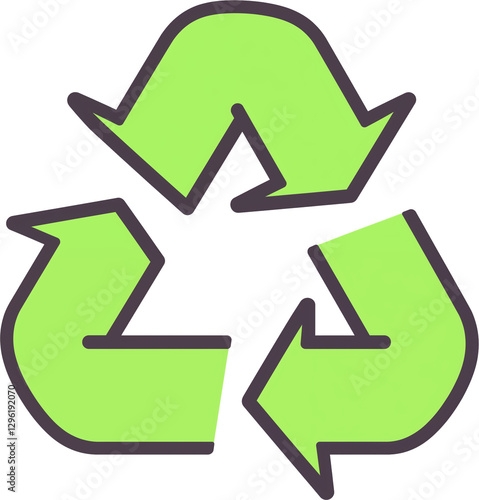 green recycle symbol