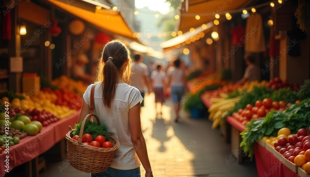 Obraz premium Exploring a Local Market