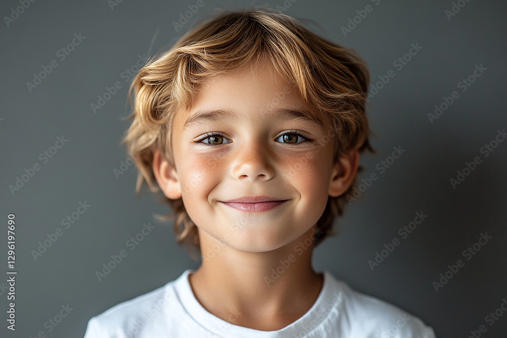 portrait of an white little boy with a smile portrait of an white little boy with a smile