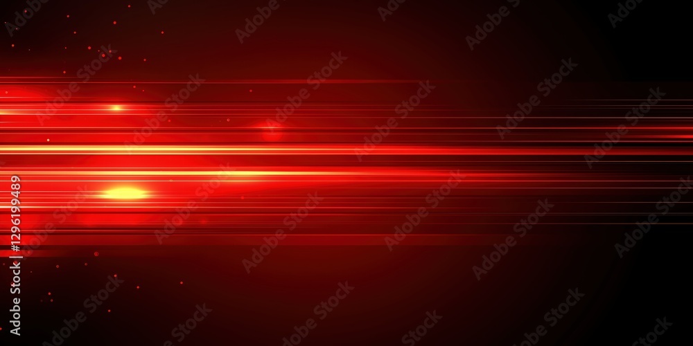 Red line of light speed motion background. red fast movement background design faster. concept texture of digital technology speedy move and space black