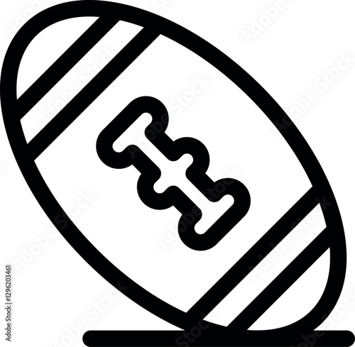 American Football logo vector icon