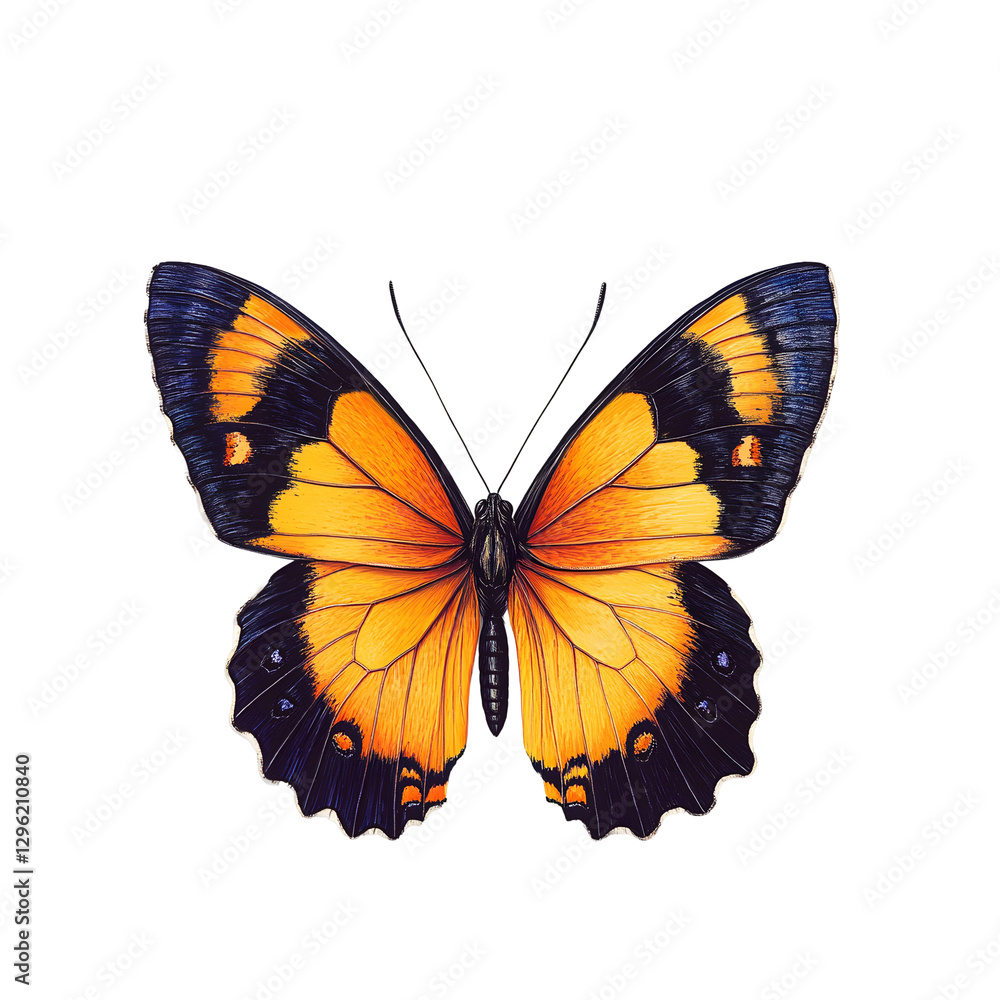 Obraz premium Banded Orange butterfly