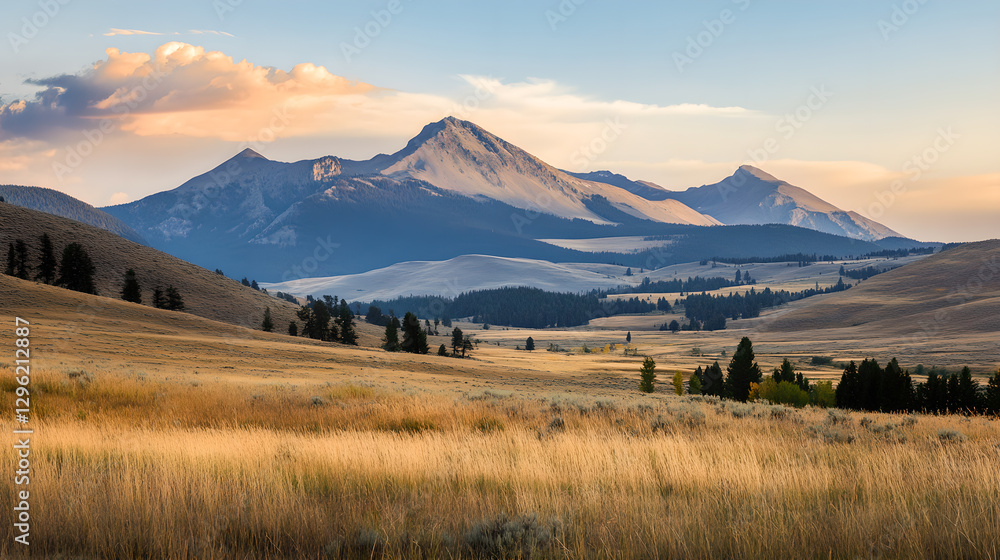 Grassland and Mountains Grassland and Mountains