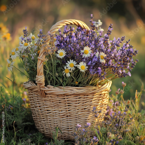 Basket of flowers