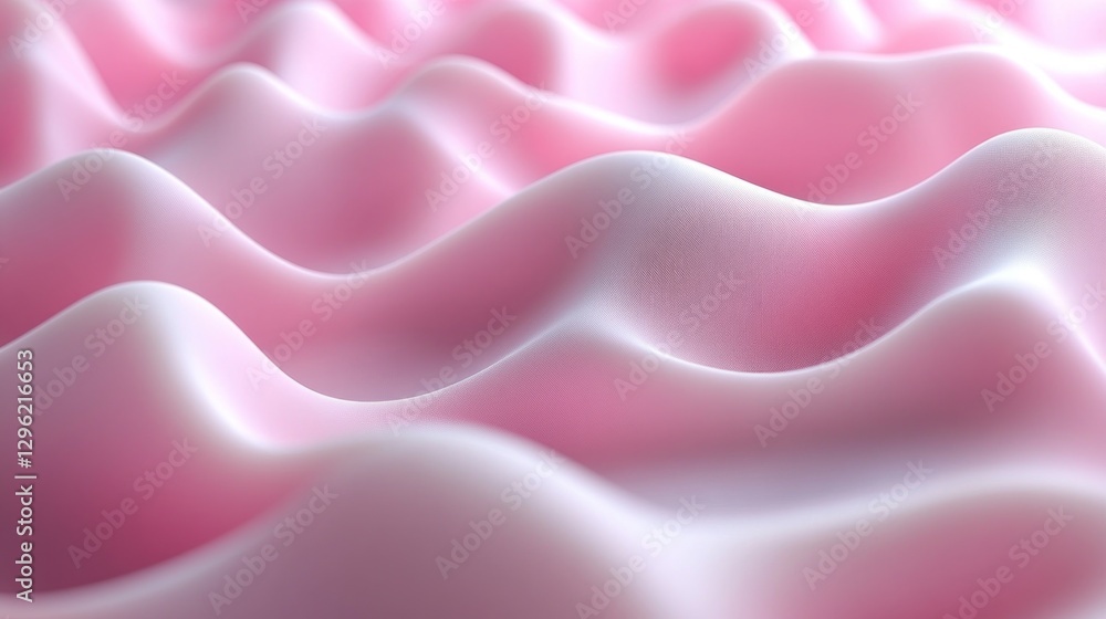 Obraz premium Pink waves, abstract texture, digital background, design element