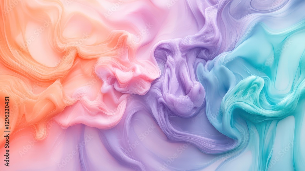 Obraz premium Smooth Vibrant Pastel Gradient