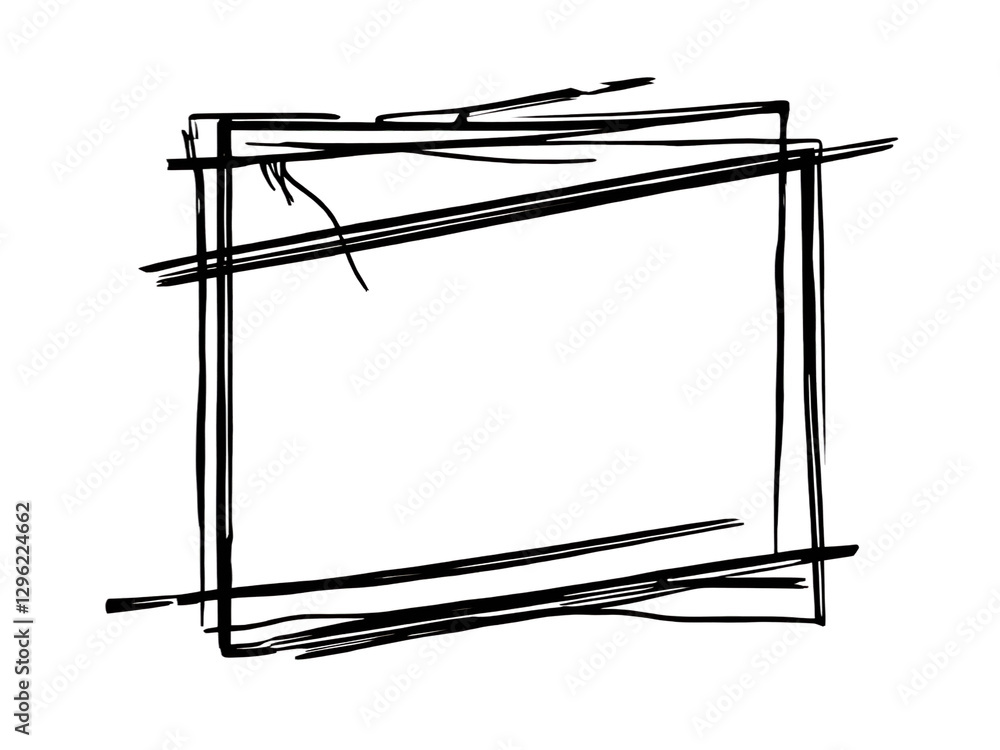 Dynamic sketch frame design showcase creative studio minimalist illustration close-up perspective in artistic environment Dynamic sketch frame design showcase creative studio minimalist illustration close-up perspective in artistic environment