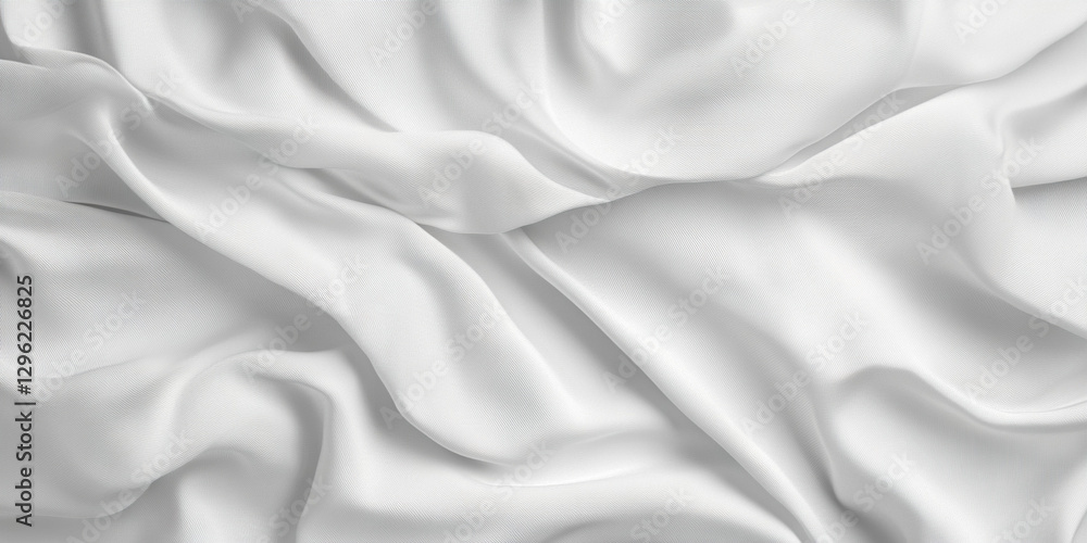 Fototapeta premium Soft White Fabric Texture