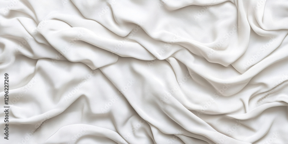 Obraz premium Soft White Cloth Texture Background 