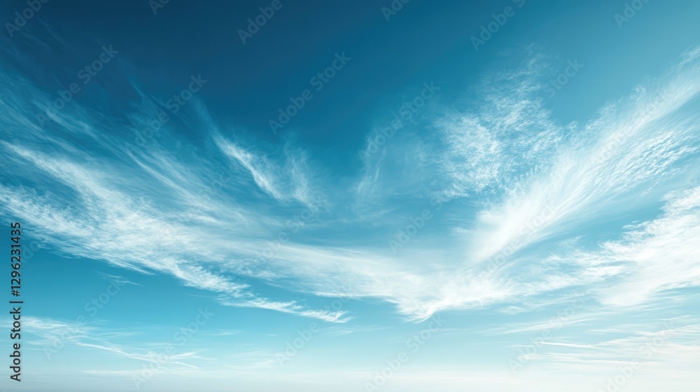 A pure and cloudless sky in soft light blue, with no obstructions, ideal for backgrounds.