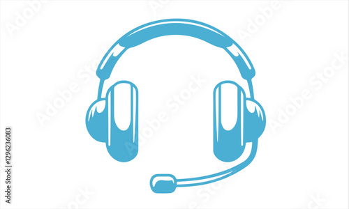 headphones on white background