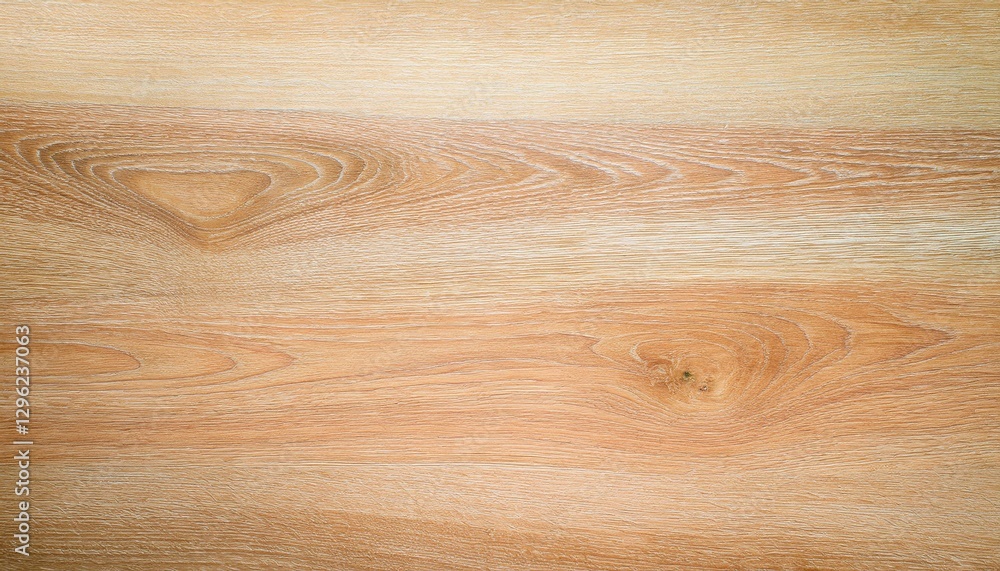 Fototapeta premium light natural wood texture with horizontal grain pattern, warm beige and brown tones, seamless wooden background for design