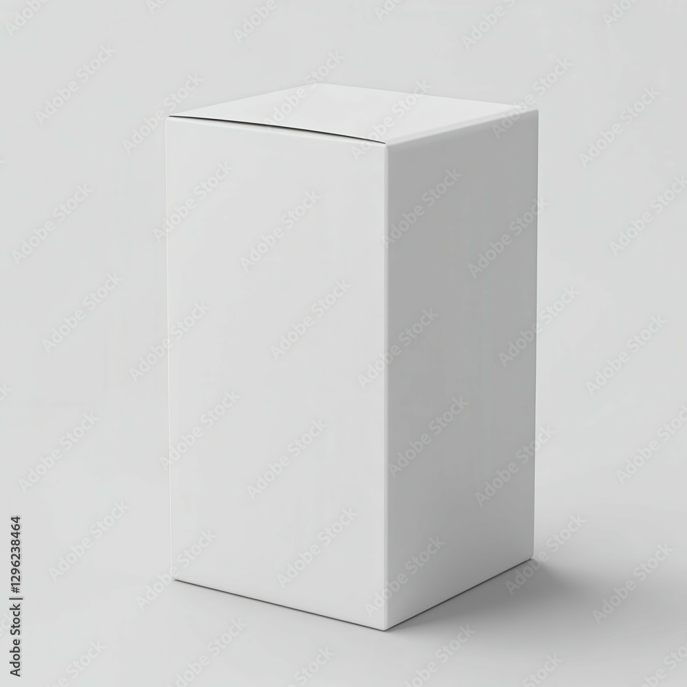 Software Box Mockup - Blank White Cardboard Package Box 3D Render Isolated on Light Background Software Box Mockup - Blank White Cardboard Package Box 3D Render Isolated on Light Background