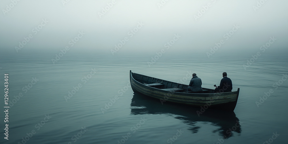 Naklejka premium Wide Aerial Horizon 