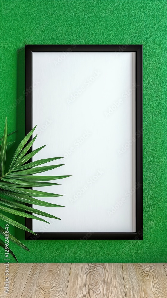 A unique arrangement featuring a plant artfully framed creating a stunning visual element in modern home decor A unique arrangement featuring a plant artfully framed creating a stunning visual element in modern home decor