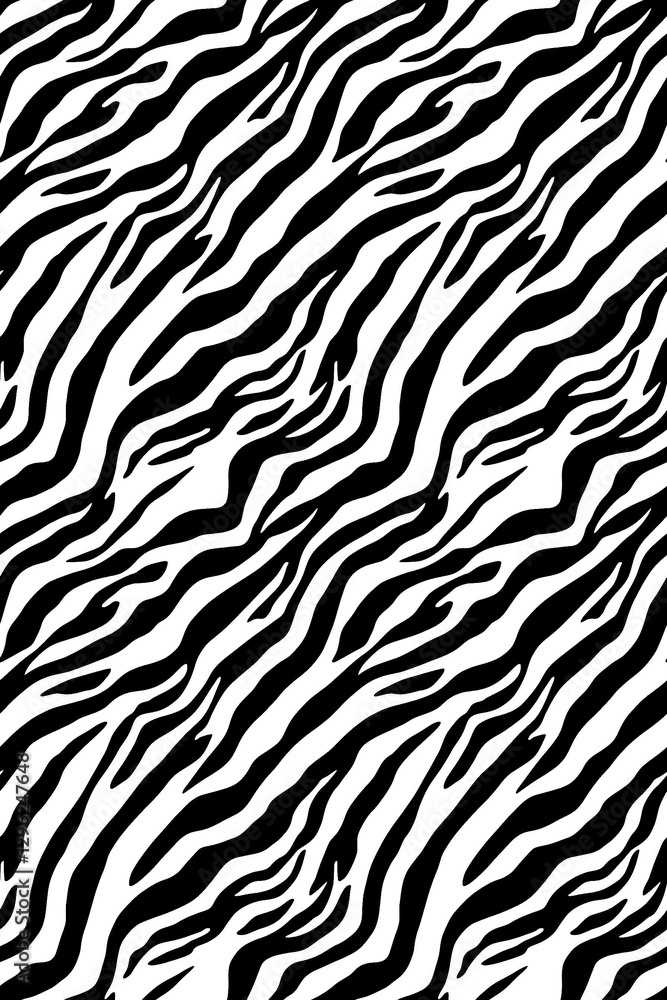 Trendy zebra skin pattern background vector Trendy zebra skin pattern background vector