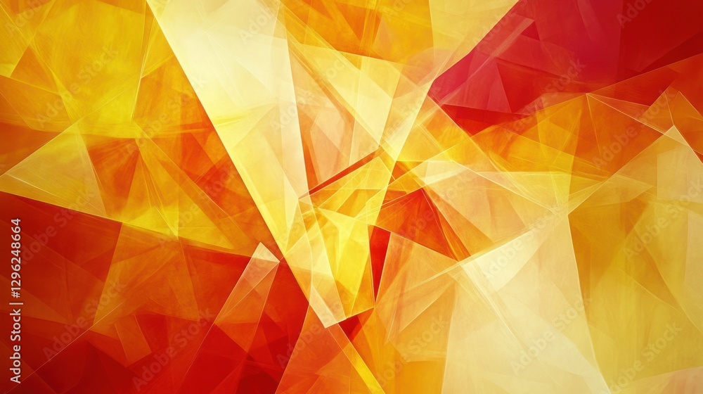 Abstract Red Yellow Orange Geometric Background Abstract Red Yellow Orange Geometric Background