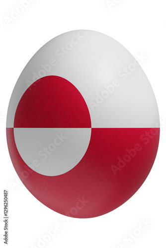 Rendered easter egg with a flag of Greenland on the surface. Free Download Rendered easter egg with a flag of Greenland on the surface. - GFXLoad