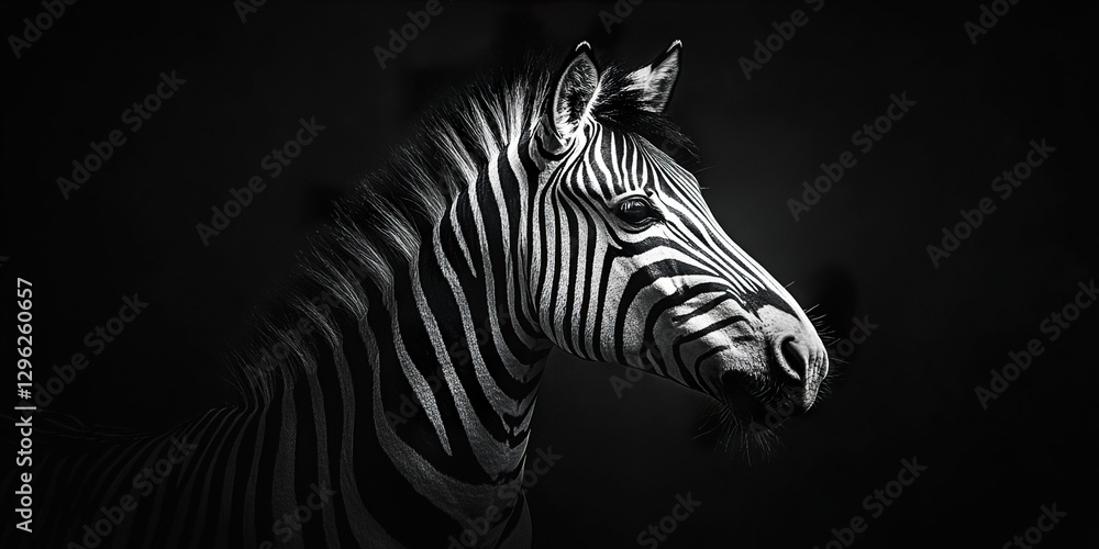 zebra close up