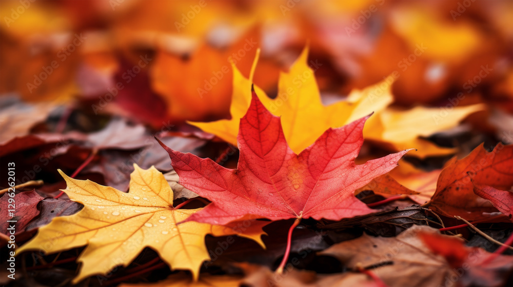 autumn season on nature background autumn season on nature background