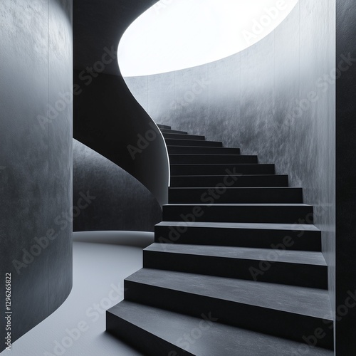 Black staircase
