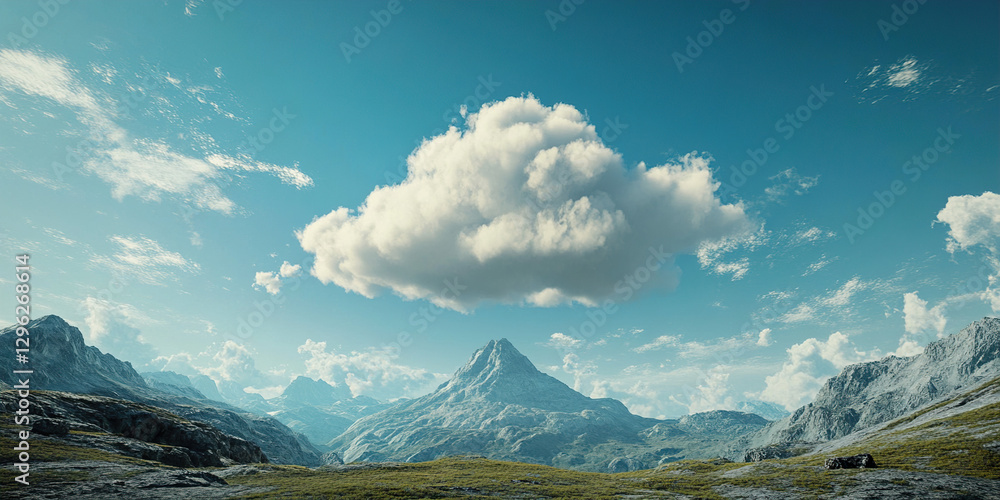 Fototapeta premium Blue Sky Cloud 