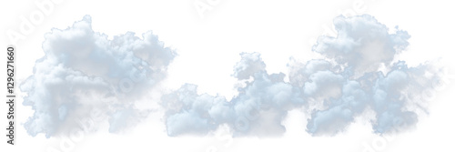 PNG Misty fair-weather soft clouds scene dark atmospheric.