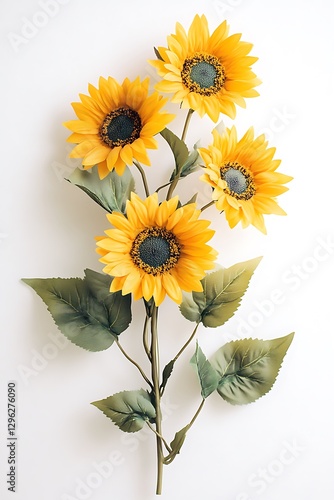  A futuristic AI-generated sunflower with a mix of colors artistically arranged to enhance depth and texture, creating a floral masterpiece with a fresh and innovative look.