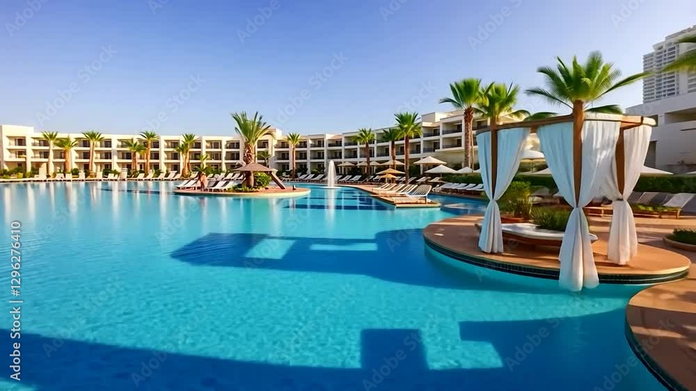 Luxury Resort Poolside Paradise: Escape to Tranquility Luxury Resort Poolside Paradise: Escape to Tranquility