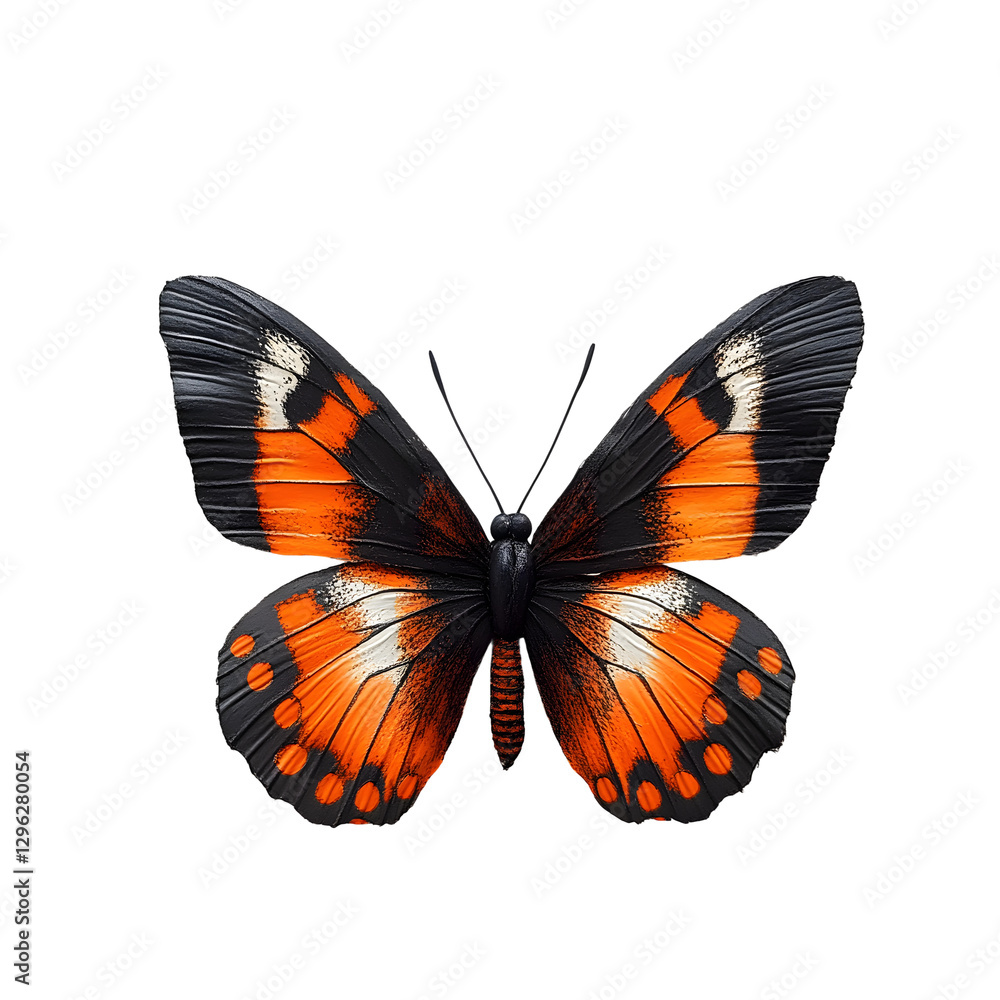 Realistic painted lady butterfly Realistic painted lady butterfly